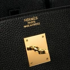 Hermes Black Togo Leather Gold Hardware Birkin 40 Bag For Women -Deals Hermes Store luxury women hermes used handbags p436898 007