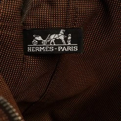 Hermes Brown Canvas Herline GM Tote Bag For Women -Deals Hermes Store luxury women hermes used handbags p437169 003