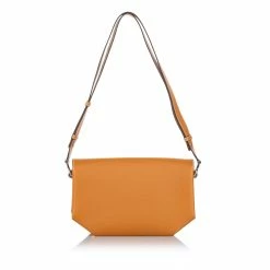 Hermes Brown Celemence Leather Novillo Opli 28 Bag For Women -Deals Hermes Store luxury women hermes used handbags p445231 005