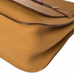 Hermes Natural Sable/Ocre Swift And Togo Leather Jypsiere 28 Bag For Women -Deals Hermes Store luxury women hermes used handbags p445888 010