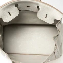 Hermes Hermès Gris Perle Togo Leather Palladium Finished Birkin 40 Bag For Women 26 Hermes Hermès Gris Perle Togo Leather Palladium Finished Birkin 40 Bag For Women -Deals Hermes Store luxury women hermes used handbags p445905 003