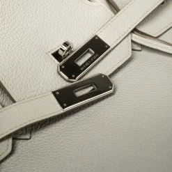 Hermes Hermès Gris Perle Togo Leather Palladium Finished Birkin 40 Bag For Women 22 Hermes Hermès Gris Perle Togo Leather Palladium Finished Birkin 40 Bag For Women -Deals Hermes Store luxury women hermes used handbags p445905 009