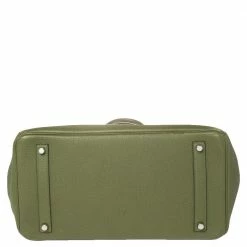 Hermes Vert Pelouse Togo Leather Palladium Finished Birkin 35 Bag For Women -Deals Hermes Store luxury women hermes used handbags p445912 007