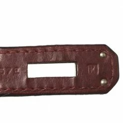 Hermes Rubis Togo Leather Palladium Finished Birkin 35 Bag For Women -Deals Hermes Store luxury women hermes used handbags p445930 017