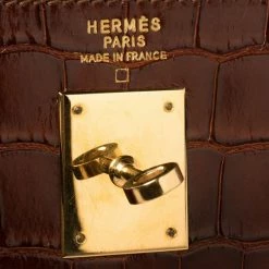 Hermes Hermès Tri Color Shine Alligator Gold Finished Kelly Sellier 35 Bag For Women 26 Hermes Hermès Tri Color Shine Alligator Gold Finished Kelly Sellier 35 Bag For Women -Deals Hermes Store luxury women hermes used handbags p445943 1623064051 012