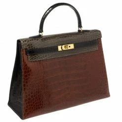 Hermes Hermès Tri Color Shine Alligator Gold Finished Kelly Sellier 35 Bag For Women 18 Hermes Hermès Tri Color Shine Alligator Gold Finished Kelly Sellier 35 Bag For Women -Deals Hermes Store luxury women hermes used handbags p445943 1623064055 013