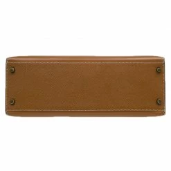 Hermes Orange Epsom Leather Gold Hardware Kelly Sellier 32 Bag For Women -Deals Hermes Store luxury women hermes used handbags p44717 005