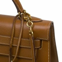 Hermes Orange Epsom Leather Gold Hardware Kelly Sellier 32 Bag For Women -Deals Hermes Store luxury women hermes used handbags p44717 006