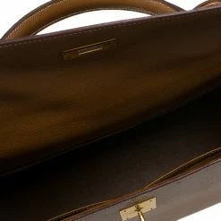 Hermes Orange Epsom Leather Gold Hardware Kelly Sellier 32 Bag For Women -Deals Hermes Store luxury women hermes used handbags p44717 015