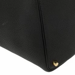 Hermes Black Clemence Leather Lock Picotin PM Bag For Women -Deals Hermes Store luxury women hermes used handbags p449670 009