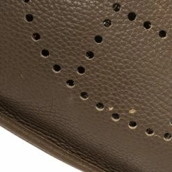 Hermes Etoupe Grey Taurillon Clemence Leather Evelyne III PM Bag For Women 23 Hermes Etoupe Grey Taurillon Clemence Leather Evelyne III PM Bag For Women -Deals Hermes Store luxury women hermes used handbags p449680 008