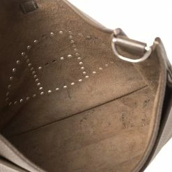 Hermes Etoupe Grey Taurillon Clemence Leather Evelyne III PM Bag For Women 26 Hermes Etoupe Grey Taurillon Clemence Leather Evelyne III PM Bag For Women -Deals Hermes Store luxury women hermes used handbags p449680 014