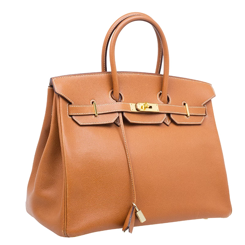 Hermes Brown Epsom Leather Gold Hardware Birkin 35 For Women 5 Hermes Brown Epsom Leather Gold Hardware Birkin 35 For Women - Image 3