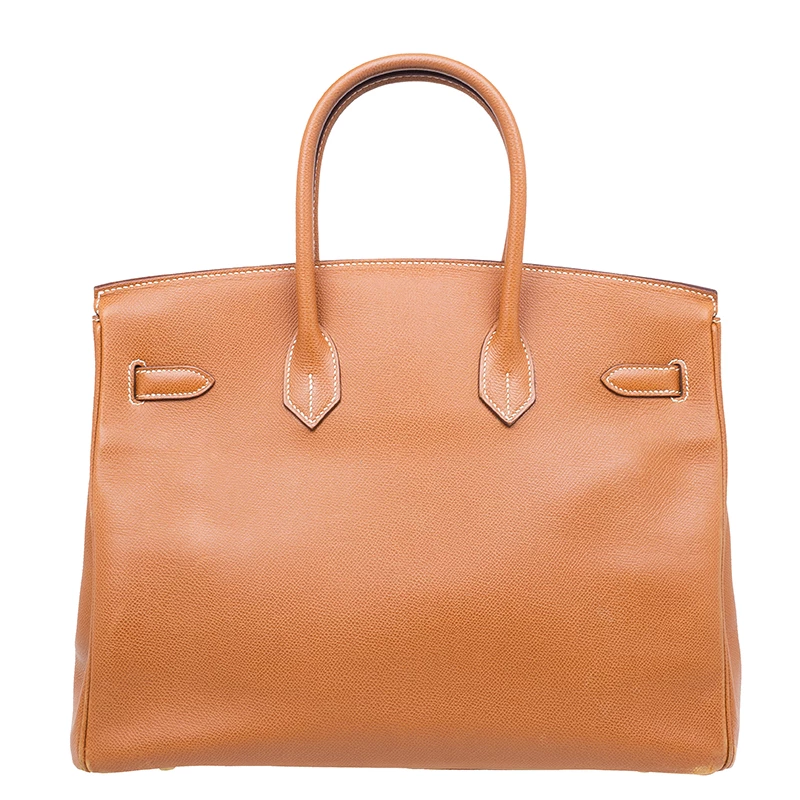 Hermes Brown Epsom Leather Gold Hardware Birkin 35 For Women 6 Hermes Brown Epsom Leather Gold Hardware Birkin 35 For Women - Image 4
