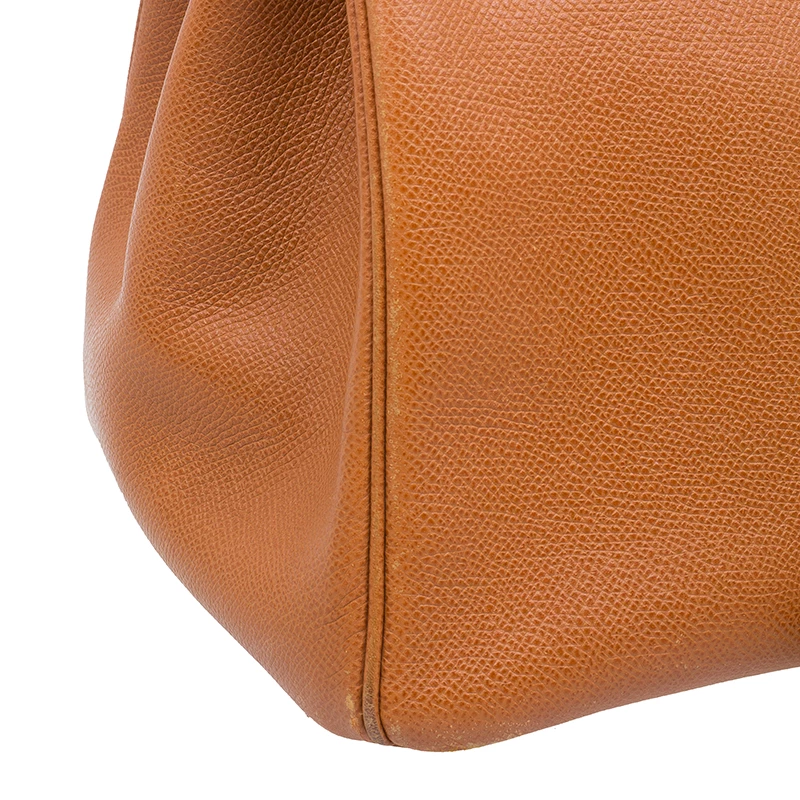 Hermes Brown Epsom Leather Gold Hardware Birkin 35 For Women 12 Hermes Brown Epsom Leather Gold Hardware Birkin 35 For Women - Image 10