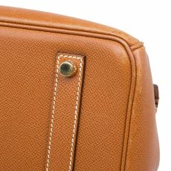 Hermes Brown Epsom Leather Gold Hardware Birkin 35 For Women 32 Hermes Brown Epsom Leather Gold Hardware Birkin 35 For Women -Deals Hermes Store luxury women hermes used handbags p45336 013