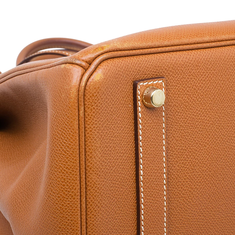 Hermes Brown Epsom Leather Gold Hardware Birkin 35 For Women 16 Hermes Brown Epsom Leather Gold Hardware Birkin 35 For Women - Image 14
