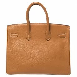 Hermes Gold Togo Leather Gold Hardware Birkin 35 Bag For Women 19 Hermes Gold Togo Leather Gold Hardware Birkin 35 Bag For Women -Deals Hermes Store luxury women hermes used handbags p456852 002
