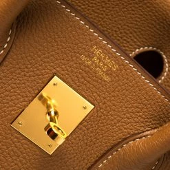 Hermes Gold Togo Leather Gold Hardware Birkin 35 Bag For Women 24 Hermes Gold Togo Leather Gold Hardware Birkin 35 Bag For Women -Deals Hermes Store luxury women hermes used handbags p456852 007