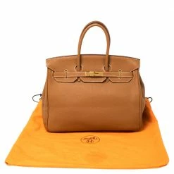 Hermes Gold Togo Leather Gold Hardware Birkin 35 Bag For Women 25 Hermes Gold Togo Leather Gold Hardware Birkin 35 Bag For Women -Deals Hermes Store luxury women hermes used handbags p456852 013