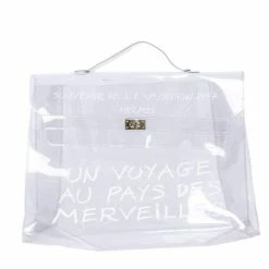 Hermes Transparent Vinyl Limited Edition Kelly Bag For Women