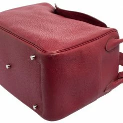 Hermes Tosca Taurillon Clemence Leather Palladium Finished Lindy 34 Bag For Women -Deals Hermes Store luxury women hermes used handbags p461281 005