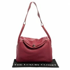 Hermes Tosca Taurillon Clemence Leather Palladium Finished Lindy 34 Bag For Women -Deals Hermes Store luxury women hermes used handbags p461281 014