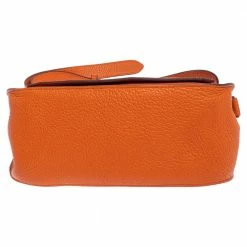 Hermes Orange Taurillon Clemence Leather Palladium Plated Jypsiere 28 Bag For Women -Deals Hermes Store luxury women hermes used handbags p465939 003