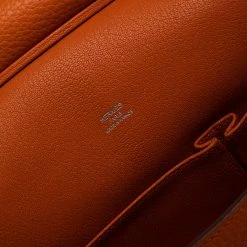 Hermes Orange Taurillon Clemence Leather Palladium Plated Jypsiere 28 Bag For Women -Deals Hermes Store luxury women hermes used handbags p465939 014