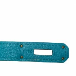 Hermes Turquoise Togo Leather Gold Hardware Birkin 35 Bag For Women 21 Hermes Turquoise Togo Leather Gold Hardware Birkin 35 Bag For Women -Deals Hermes Store luxury women hermes used handbags p468607 008