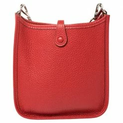 Hermes Casaque Clemence Leather Evelyne TPM Bag For Women -Deals Hermes Store luxury women hermes used handbags p471000 003