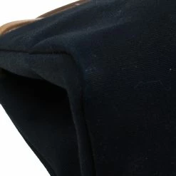 Hermes Tan Leather And Black And Beige Toile Canvas Herbag 2 In 2 For Women -Deals Hermes Store luxury women hermes used handbags p47220 014