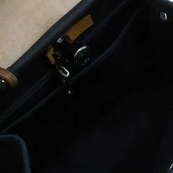 Hermes Tan Leather And Black And Beige Toile Canvas Herbag 2 In 2 For Women -Deals Hermes Store luxury women hermes used handbags p47220 015