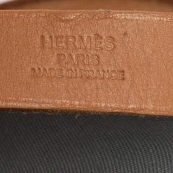 Hermes Belu Lin/Natural Canvas Cabag Elan PM Bag For Women -Deals Hermes Store luxury women hermes used handbags p472695 002