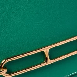 Hermes Vert Vertigo Evercolor Leather Gold Hardware Roulis 24 Bag For Women 18 Hermes Vert Vertigo Evercolor Leather Gold Hardware Roulis 24 Bag For Women -Deals Hermes Store luxury women hermes used handbags p472705 012