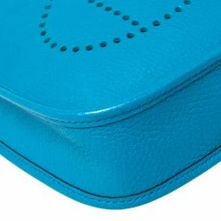 Hermes Bleu Zanzibar Togo Leather Evelyne TPM Bag For Women -Deals Hermes Store luxury women hermes used handbags p473178 007