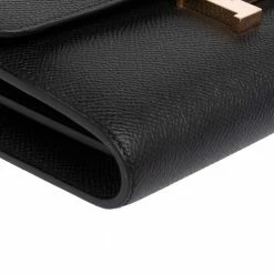 Hermes Noir Epsom Leather Constance Long Wallet For Women -Deals Hermes Store luxury women hermes used handbags p474383 007