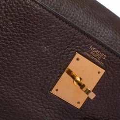 Hermes Chocolat Taurillon Clemence Leather Gold Hardware Kelly Retourne 32 Bag For Women 26 Hermes Chocolat Taurillon Clemence Leather Gold Hardware Kelly Retourne 32 Bag For Women -Deals Hermes Store luxury women hermes used handbags p477299 017
