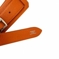 Hermes Orange Taurillon Clemence Leather Gold-plated Palladium Jypsiere 28 Bag For Women -Deals Hermes Store luxury women hermes used handbags p477330 004