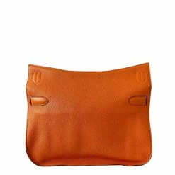 Hermes Orange Taurillon Clemence Leather Gold-plated Palladium Jypsiere 28 Bag For Women -Deals Hermes Store luxury women hermes used handbags p477330 005