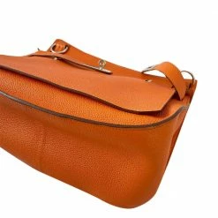 Hermes Orange Taurillon Clemence Leather Gold-plated Palladium Jypsiere 28 Bag For Women -Deals Hermes Store luxury women hermes used handbags p477330 008