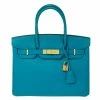 Hermes Blue Izmir Epsom Leather Gold Hardware Birkin 30 Bag For Women -Deals Hermes Store luxury women hermes used handbags p477827 1628678953 007
