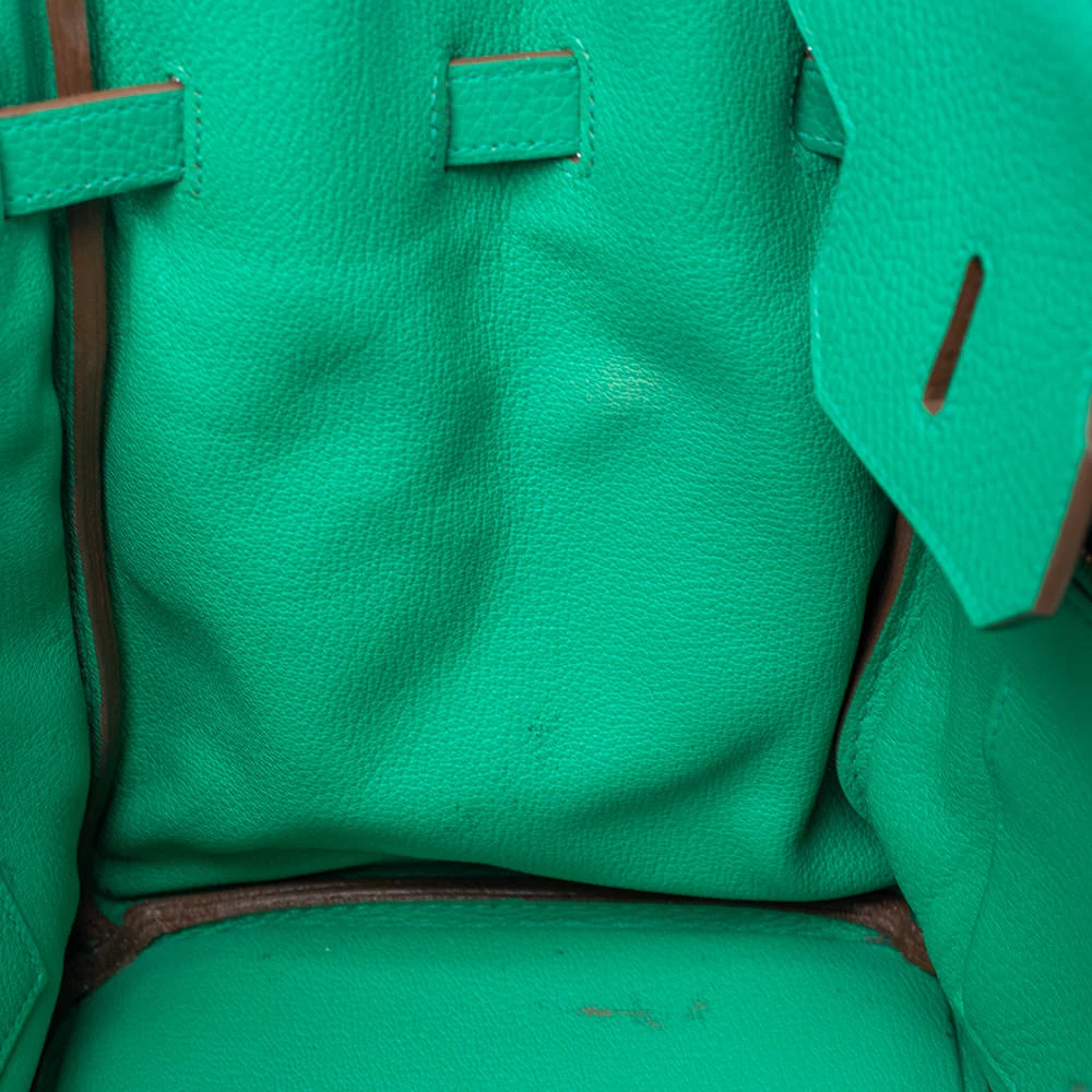 Hermes Bambou Taurillon Clemence Leather Gold Hardware Birkin 35 Bag For Women 12 Hermes Bambou Taurillon Clemence Leather Gold Hardware Birkin 35 Bag For Women - Image 10