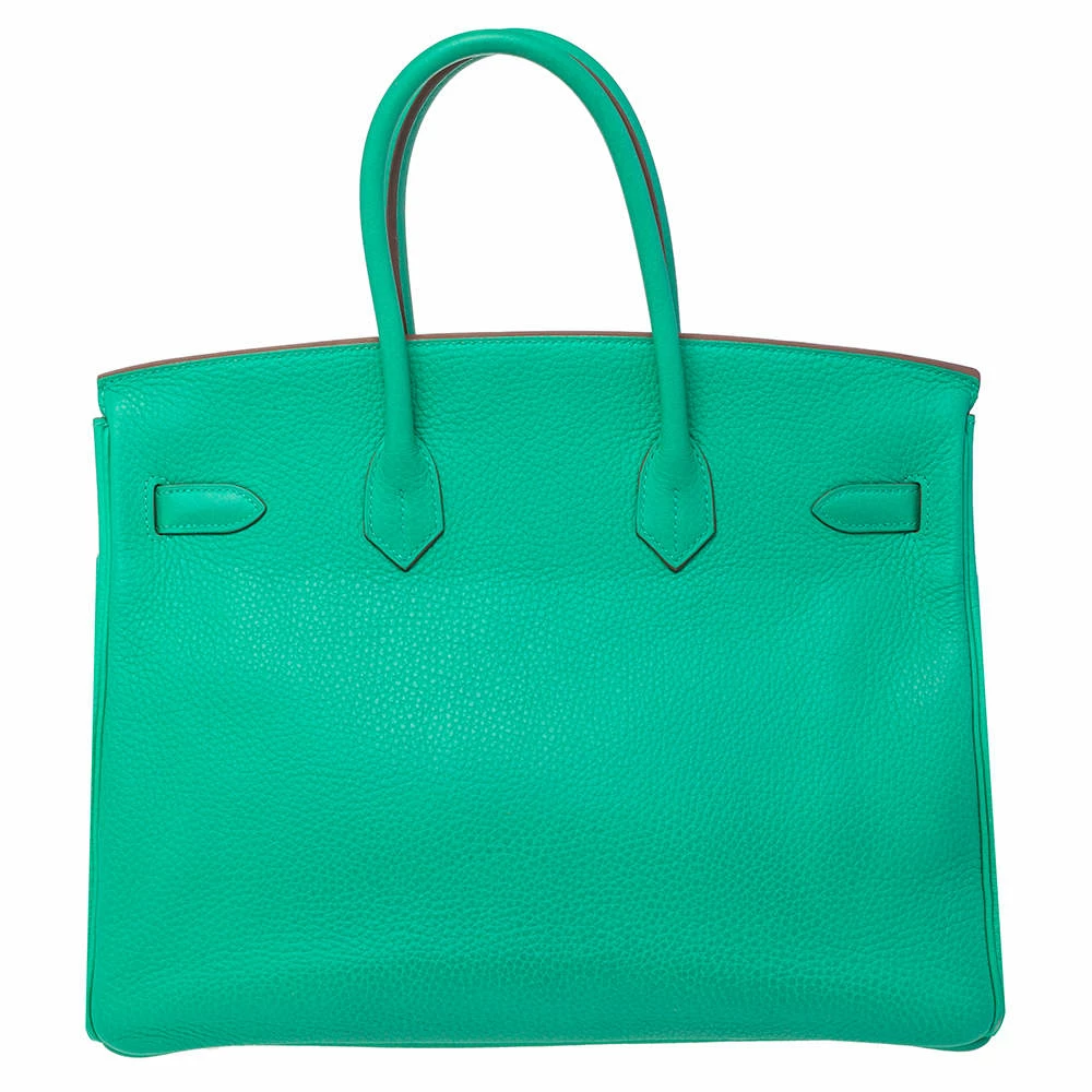 Hermes Bambou Taurillon Clemence Leather Gold Hardware Birkin 35 Bag For Women 6 Hermes Bambou Taurillon Clemence Leather Gold Hardware Birkin 35 Bag For Women - Image 4