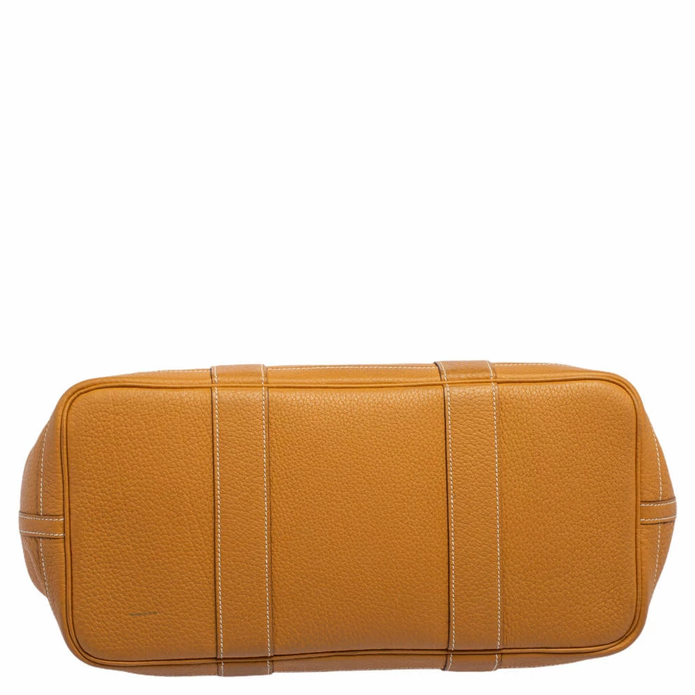 Hermes Natural Fjord Leather Garden Party 36 Bag For Women 9 Hermes Natural Fjord Leather Garden Party 36 Bag For Women - Image 7