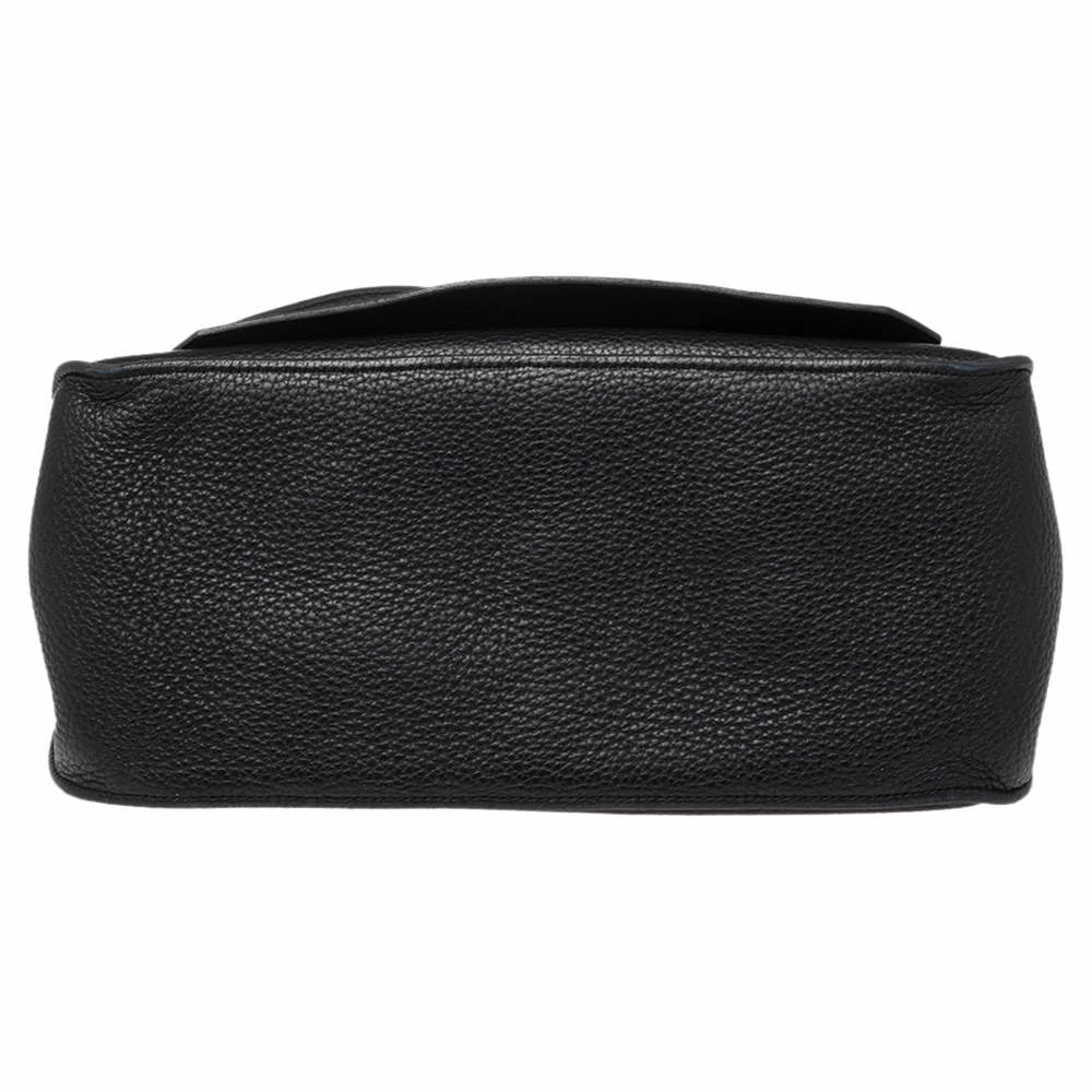 Hermes Hermès Noir Taurillon Clemence Leather Palladium Plated Jypsiere 34 Bag For Women 11 Hermes Hermès Noir Taurillon Clemence Leather Palladium Plated Jypsiere 34 Bag For Women - Image 9