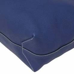 Hermes Bleu Electrique/Graphite Taurillon Clemence Double Sens 45 Bag For Women -Deals Hermes Store luxury women hermes used handbags p480317 008