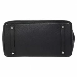 Hermes Noir Togo Leather Palladium Plated Birkin 35 Bag For Women 23 Hermes Noir Togo Leather Palladium Plated Birkin 35 Bag For Women -Deals Hermes Store luxury women hermes used handbags p483216 007