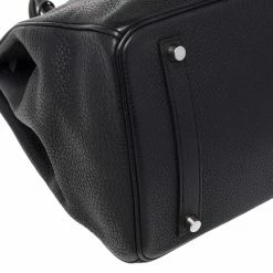 Hermes Noir Togo Leather Palladium Plated Birkin 35 Bag For Women 28 Hermes Noir Togo Leather Palladium Plated Birkin 35 Bag For Women -Deals Hermes Store luxury women hermes used handbags p483216 008