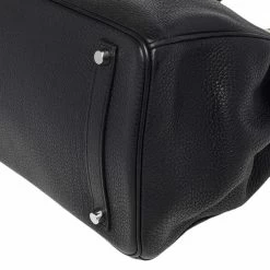 Hermes Noir Togo Leather Palladium Plated Birkin 35 Bag For Women 29 Hermes Noir Togo Leather Palladium Plated Birkin 35 Bag For Women -Deals Hermes Store luxury women hermes used handbags p483216 009